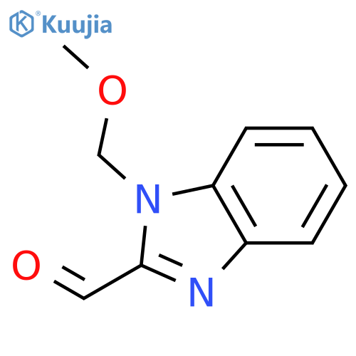 1H-Benzimidazole-2-carboxaldehyde,1-(methoxymethyl)- structure