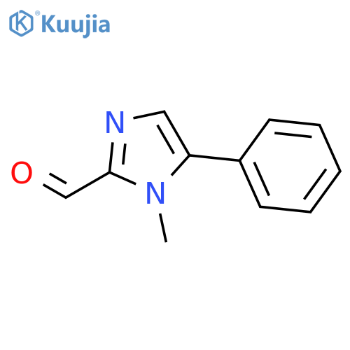 1H-Imidazole-2-carboxaldehyde, 1-methyl-5-phenyl- structure