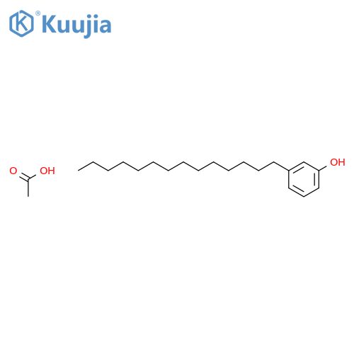 Phenol, 3-tetradecyl-, acetate structure