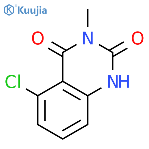 2,4(1H,3H)-Quinazolinedione, 5-chloro-3-methyl- structure