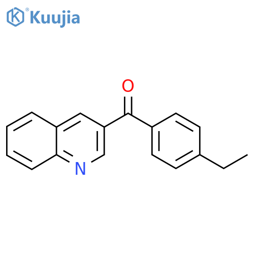 3-(4-Ethylbenzoyl)quinoline structure