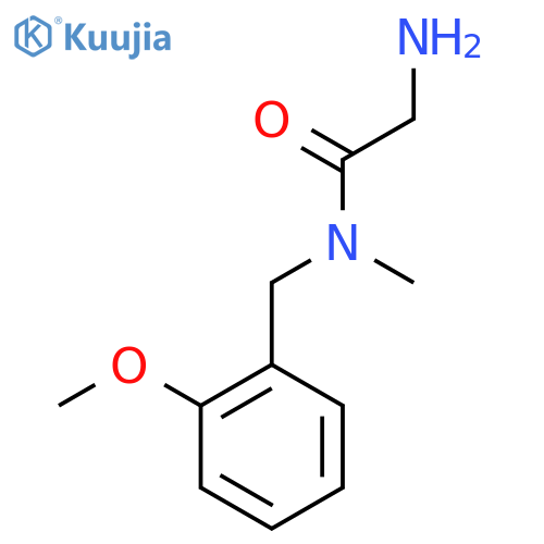 2-Amino-N-(2-methoxy-benzyl)-N-methyl-acetamide structure