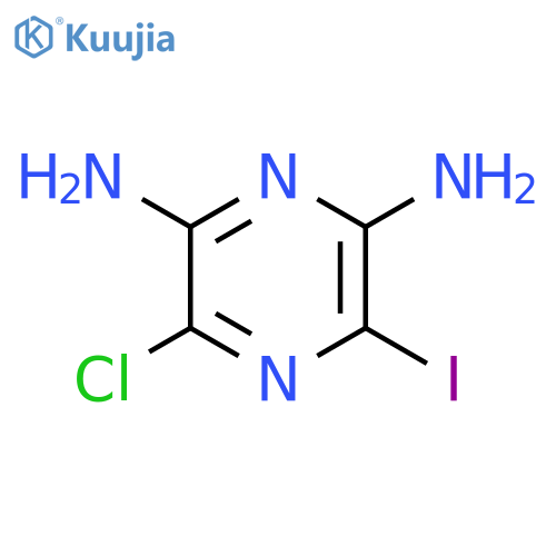 2,6-Pyrazinediamine, 3-chloro-5-iodo- structure