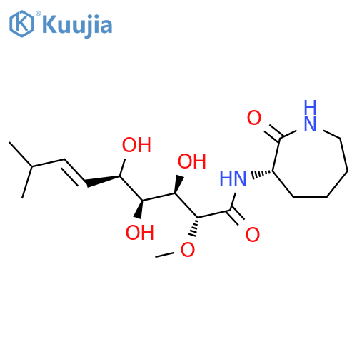 D-gulo-Non-6-enonamide,6,7,8,9-tetradeoxy-N-[(3S)-hexahydro-2-oxo-1H-azepin-3-yl]-8-methyl-2-O-methyl-,(6E)- structure