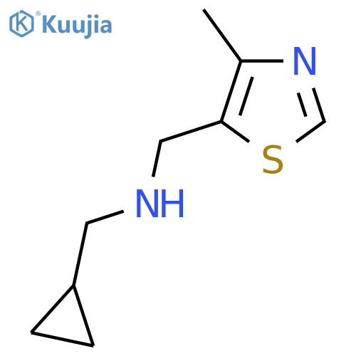 (cyclopropylmethyl)(4-methyl-1,3-thiazol-5-yl)methylamine structure