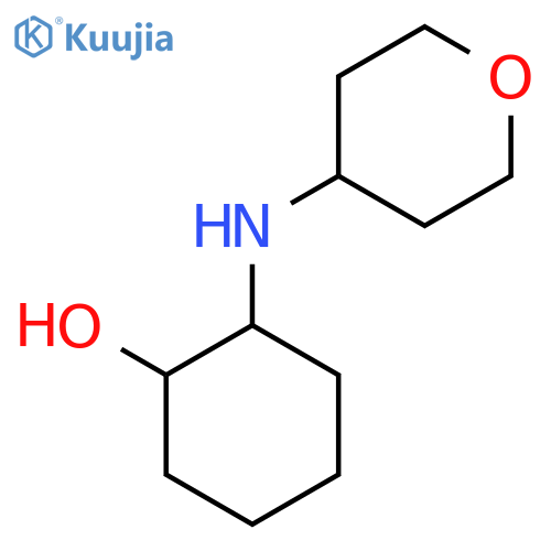 2-[(Oxan-4-yl)amino]cyclohexan-1-ol structure