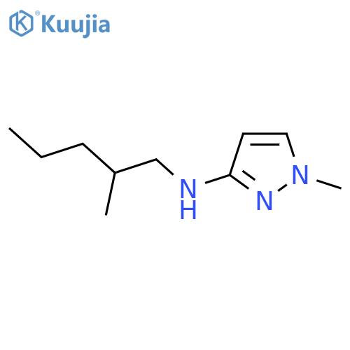 1-Methyl-N-(2-methylpentyl)-1H-pyrazol-3-amine structure