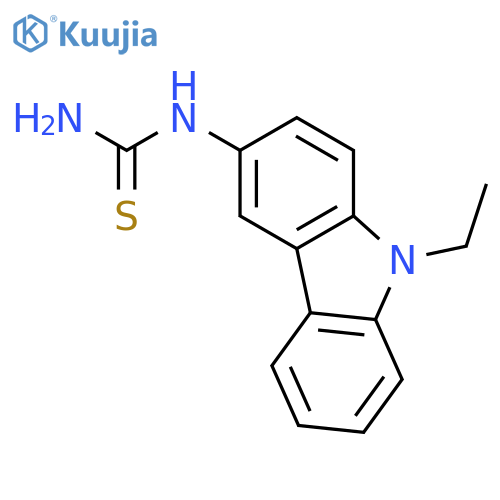 Thiourea, (9-ethyl-9H-carbazol-3-yl)- structure