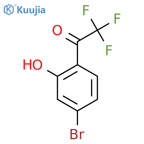 1-(4-bromo-2-hydroxyphenyl)-2,2,2-trifluoroethan-1-one structure