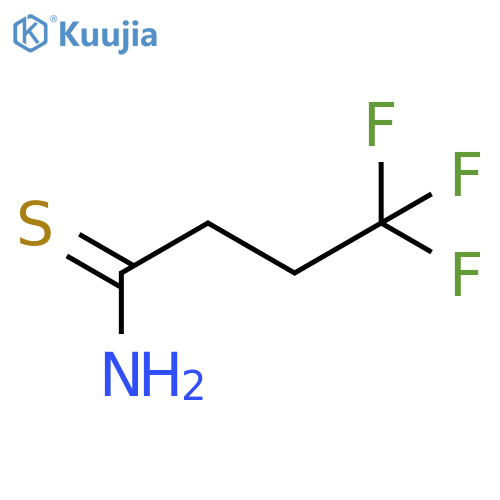4,4,4-trifluorobutanethioamide structure