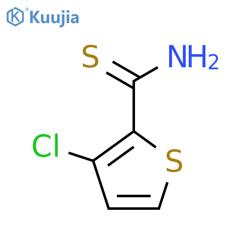 3-chlorothiophene-2-carbothioamide structure
