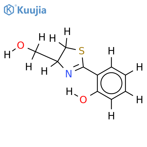 2-4-(hydroxymethyl)-4,5-dihydro-1,3-thiazol-2-ylphenol structure