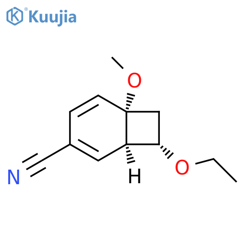 Bicyclo[4.2.0]octa-2,4-diene-3-carbonitrile,8-ethoxy-6-methoxy-, (1a,6a,8a)- (9CI) structure