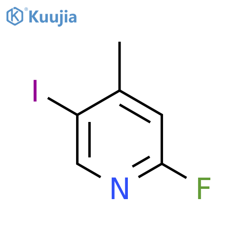 2-Fluoro-5-iodo-4-methylpyridine structure