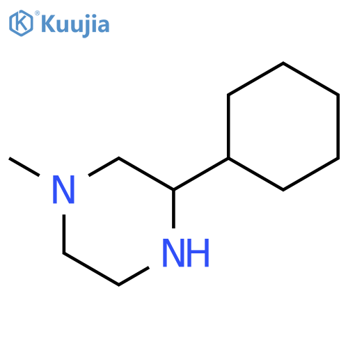 3-cyclohexyl-1-methylpiperazine structure