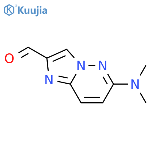 6-(Dimethylamino)imidazo[1,2-b]pyridazine-2-carbaldehyde structure