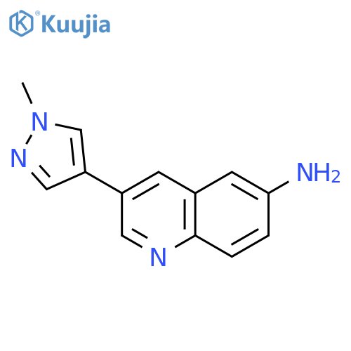 3-(1-Methyl-1H-pyrazol-4-yl)quinolin-6-amine structure