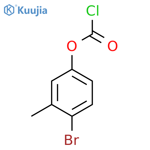 4-Bromo-3-methylphenyl chloroformate structure