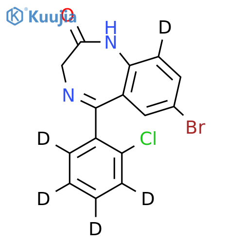 Phenazepam-D4 structure