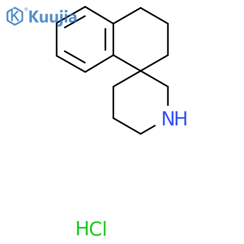 3,4-dihydro-2H-spironaphthalene-1,3'-piperidine hydrochloride structure