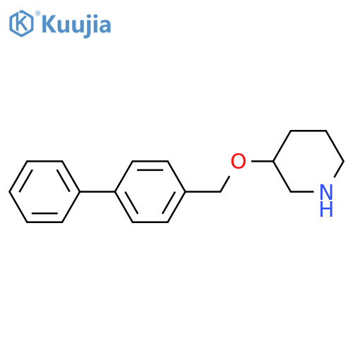 3-(1,1'-Biphenyl-4-ylmethoxy)piperidine Hydrochloride structure