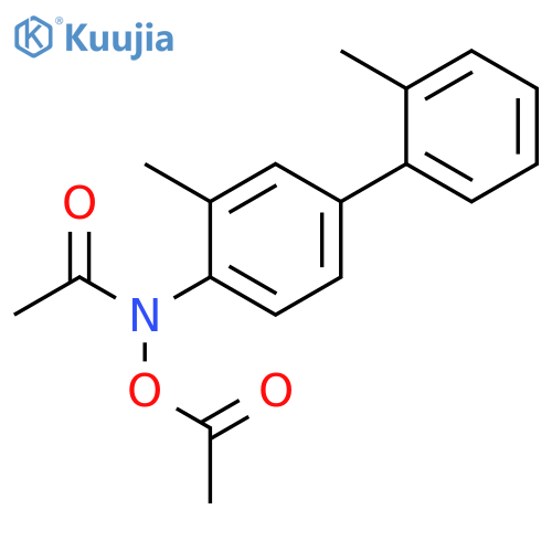 Acetamide, N-(acetyloxy)-N-(2',3-dimethyl[1,1'-biphenyl]-4-yl)- structure