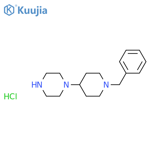 1-(1-Benzyl-piperidin-4-yl)-piperazine hydrochloride structure