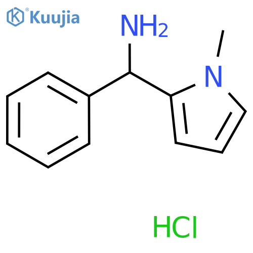 (1-Methyl-1H-pyrrol-2-yl)(phenyl)methylamine Hydrochloride structure