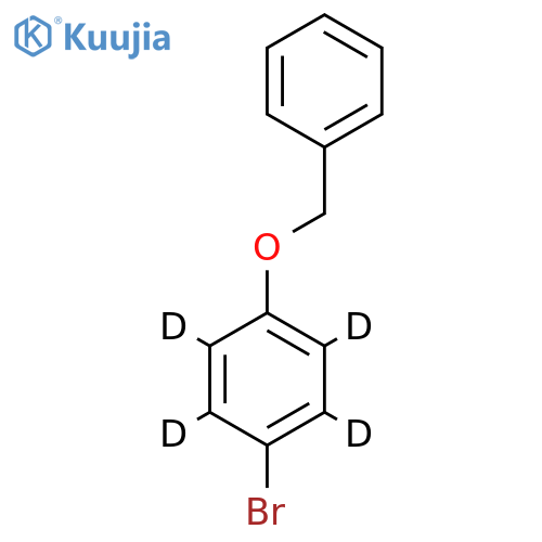 Benzyl 4-(Bromophenyl)-ether-d4 structure