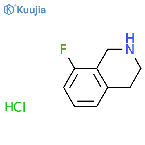 8-fluoro-1,2,3,4-tetrahydroisoquinoline hydrochloride structure