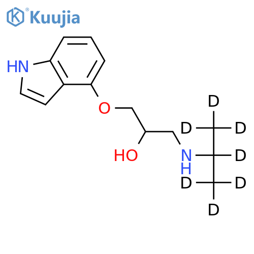 Pindolol-d7 structure