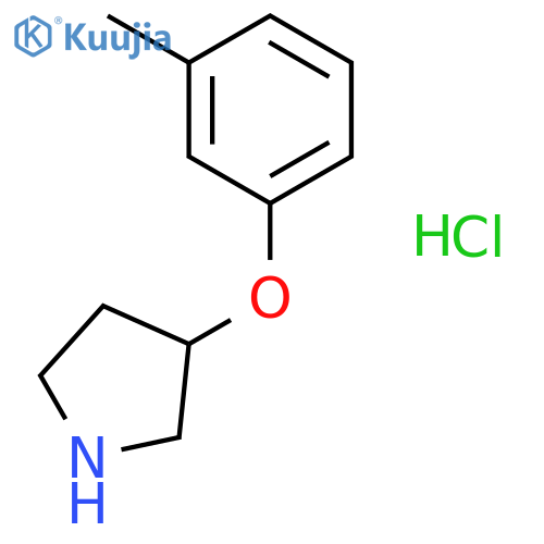 3-(3-Methylphenoxy)pyrrolidine hydrochloride structure