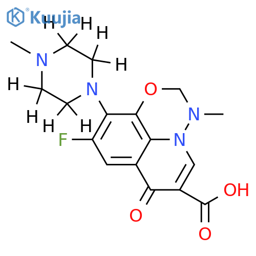 Marbofloxacin-d8 structure