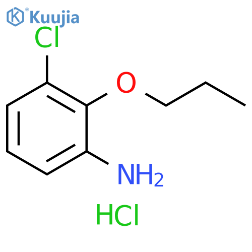 3-Chloro-2-propoxy-phenylamine Hydrochloride structure