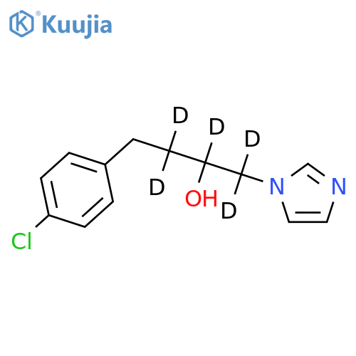 4-(4-Chlorophenyl)-1-imidazol-1-yl-(butan-d5)-2-ol structure