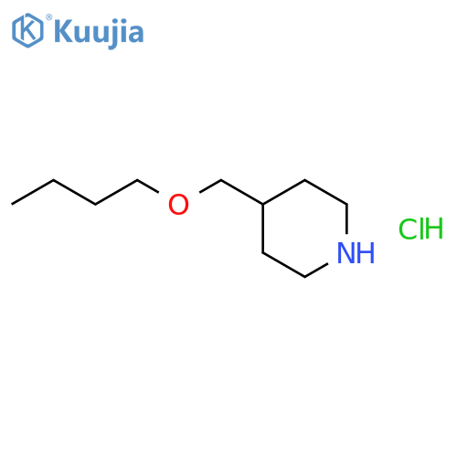 4-(Butoxymethyl)piperidine hydrochloride structure