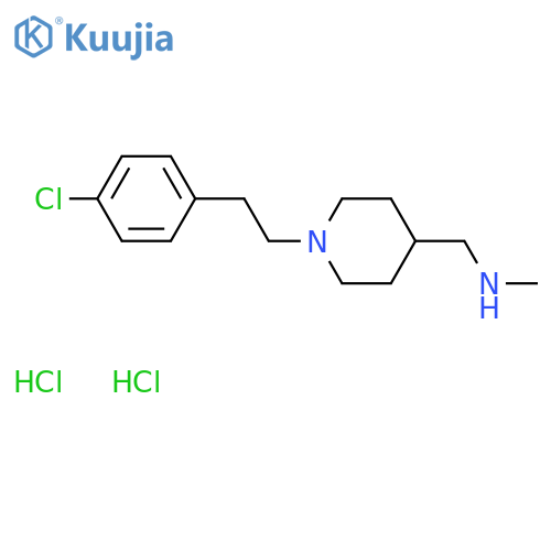 ({1-2-(4-Chlorophenyl)ethylpiperidin-4-yl}-methyl)methylamine Dihydrochloride structure