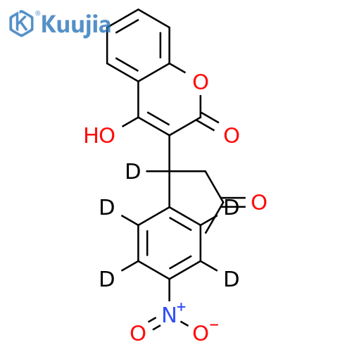 Acenocoumarol-d4 structure