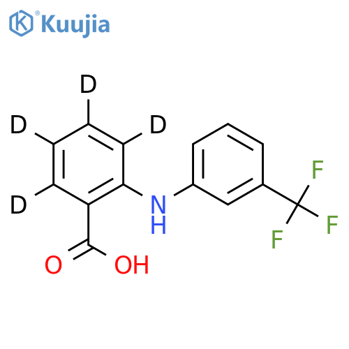 Flufenamic Acid-d4 structure