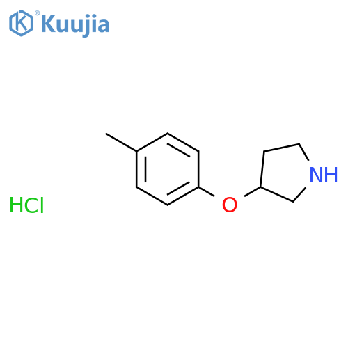 3-(4-Methylphenoxy)pyrrolidine hydrochloride structure