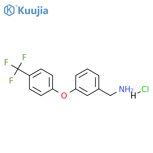 3-4-(Trifluoromethyl)PhenoxyBenzylamine Hydrochloride structure