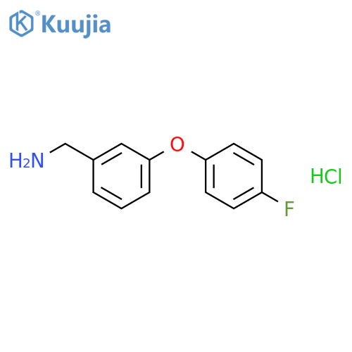 3-(4-Fluorophenoxy)benzylamine Hydrochloride structure