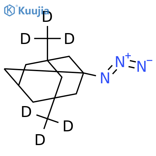 1-Azido-3,5-dimethyladamantane-d6 structure