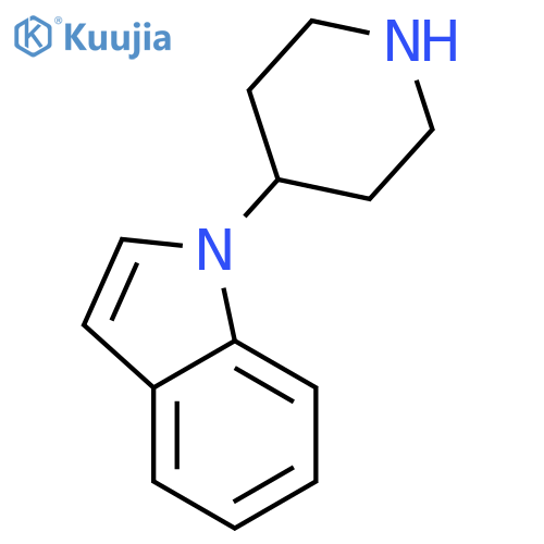 1-(Piperidin-4-yl)-1H-indole structure