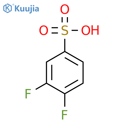 3,4-DIFLUORO-BENZENESULFONIC ACID structure