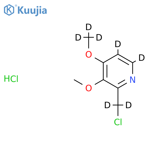 2-Chloromethyl-3,4-dimethoxypyridine-d7, Hydrochloride structure