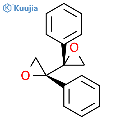 2,2'-Bioxirane, 2,2'-diphenyl-, (R*,R*)- structure