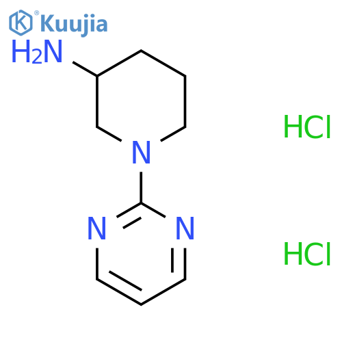 1-(Pyrimidin-2-YL)piperidin-3-amine dihydrochloride structure