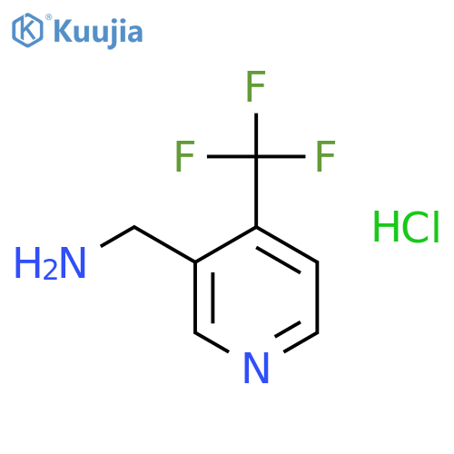 C-(4-Trifluoromethyl-pyridin-3-yl)methylamine Hydrochloride structure