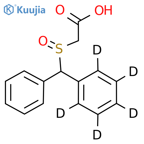 Modafinil Carboxylate-d5 (Mixture of Diastereomers) structure